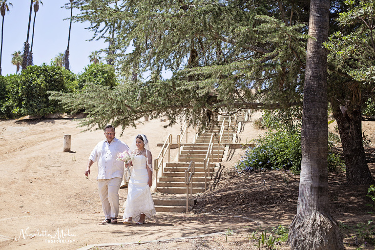 Riverside wedding, outdoor wedding, intimate wedding, diy wedding, homemade bouquet, citrus historical park wedding, I.E wedding, small wedding, california state historical park, orange grove wedding, citrus grove wedding, summer wedding, I.E wedding photographer, Riverside wedding photographer, Nicolette Moku Photography wedding, peony bouquet, Inland Empire wedding photographer, black and white wedding photos