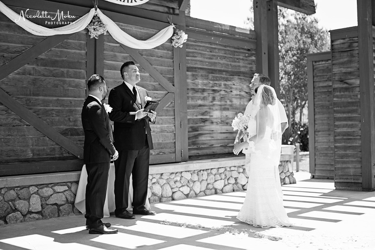 Riverside wedding, outdoor wedding, intimate wedding, diy wedding, homemade bouquet, citrus historical park wedding, I.E wedding, small wedding, california state historical park, orange grove wedding, citrus grove wedding, summer wedding, I.E wedding photographer, Riverside wedding photographer, Nicolette Moku Photography wedding, peony bouquet, Inland Empire wedding photographer, black and white wedding photos