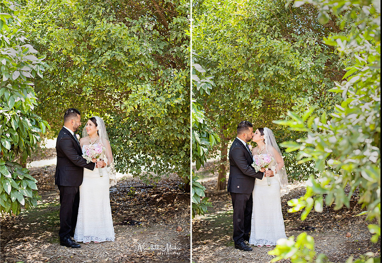 Riverside wedding, outdoor wedding, intimate wedding, diy wedding, homemade bouquet, citrus historical park wedding, I.E wedding, small wedding, california state historical park, orange grove wedding, citrus grove wedding, summer wedding, I.E wedding photographer, Riverside wedding photographer, Nicolette Moku Photography wedding, peony bouquet, Inland Empire wedding photographer, black and white wedding photos