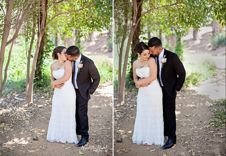 Riverside wedding, outdoor wedding, intimate wedding, diy wedding, homemade bouquet, citrus historical park wedding, I.E wedding, small wedding, california state historical park, orange grove wedding, citrus grove wedding, summer wedding, I.E wedding photographer, Riverside wedding photographer, Nicolette Moku Photography wedding, peony bouquet, Inland Empire wedding photographer, black and white wedding photos