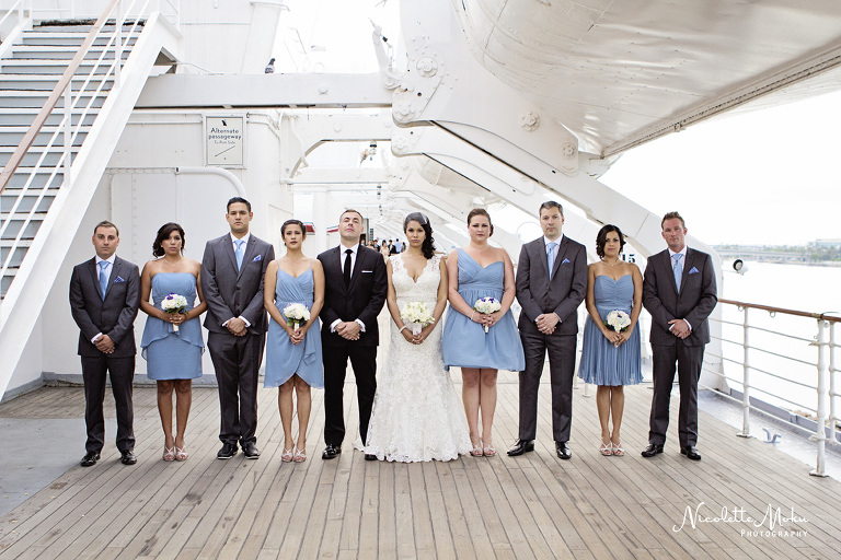 Palos Verdes wedding, glass chapel wedding, wayfarer's chapel wedding, vintage wedding, travel theme wedding, blue wedding, lace wedding gown, ivanka trump wedding shoes, queen mary wedding, queen mary grand salon wedding, san vicente park wedding portraits, beach view wedding, southern california wedding, black and white wedding photos, fun and classy wedding, lace wedding dress, hydrangea flower arrangements, unique wedding theme, southern california wedding photographer, los angeles wedding photographer, long beach wedding photographer, palos verdes wedding photographer