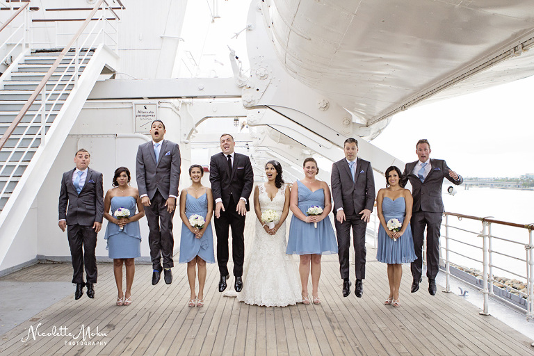 Palos Verdes wedding, glass chapel wedding, wayfarer's chapel wedding, vintage wedding, travel theme wedding, blue wedding, lace wedding gown, ivanka trump wedding shoes, queen mary wedding, queen mary grand salon wedding, san vicente park wedding portraits, beach view wedding, southern california wedding, black and white wedding photos, fun and classy wedding, lace wedding dress, hydrangea flower arrangements, unique wedding theme, southern california wedding photographer, los angeles wedding photographer, long beach wedding photographer, palos verdes wedding photographer