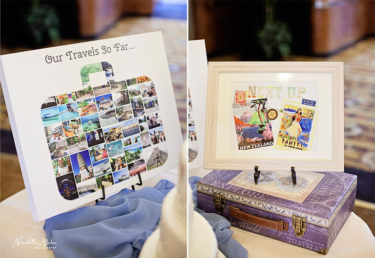 Palos Verdes wedding, glass chapel wedding, wayfarer's chapel wedding, vintage wedding, travel theme wedding, blue wedding, lace wedding gown, ivanka trump wedding shoes, queen mary wedding, queen mary grand salon wedding, san vicente park wedding portraits, beach view wedding, southern california wedding, black and white wedding photos, fun and classy wedding, lace wedding dress, hydrangea flower arrangements, unique wedding theme, southern california wedding photographer, los angeles wedding photographer, long beach wedding photographer, palos verdes wedding photographer