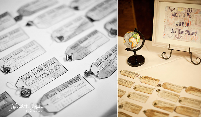 Palos Verdes wedding, glass chapel wedding, wayfarer's chapel wedding, vintage wedding, travel theme wedding, blue wedding, lace wedding gown, ivanka trump wedding shoes, queen mary wedding, queen mary grand salon wedding, san vicente park wedding portraits, beach view wedding, southern california wedding, black and white wedding photos, fun and classy wedding, lace wedding dress, hydrangea flower arrangements, unique wedding theme, southern california wedding photographer, los angeles wedding photographer, long beach wedding photographer, palos verdes wedding photographer