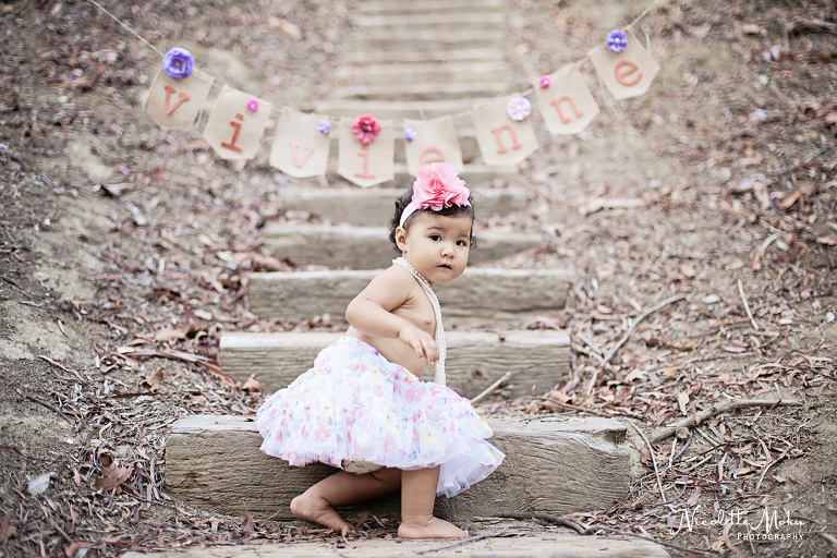 rustic child portrait, rustic park family pictures, one year old portraits, first birthday pictures, tutu birthday outfit, murphy ranch park pictures, murphy ranch child portraits, whittier family photographer, whittier child photographer, little girl 1st birthday pictures