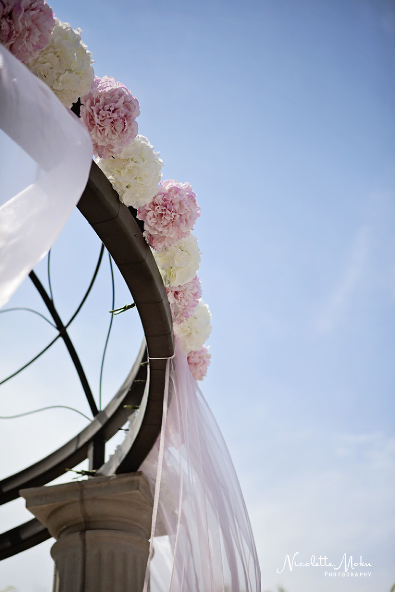 newport beach wedding, orange county wedding, outdoor wedding, gazebo wedding, newport beach marriott hotel & spa wedding, events by robin, tavola linen, gorgeous wedding cake, pink and grey wedding, summer wedding, southern california wedding, dave forsythe, ashley forsythe, betsey johnson wedding shoes, first look, white peony wedding bouquet, hotel wedding, orange county wedding photographer, newport beach wedding photographer, los angeles wedding photographer