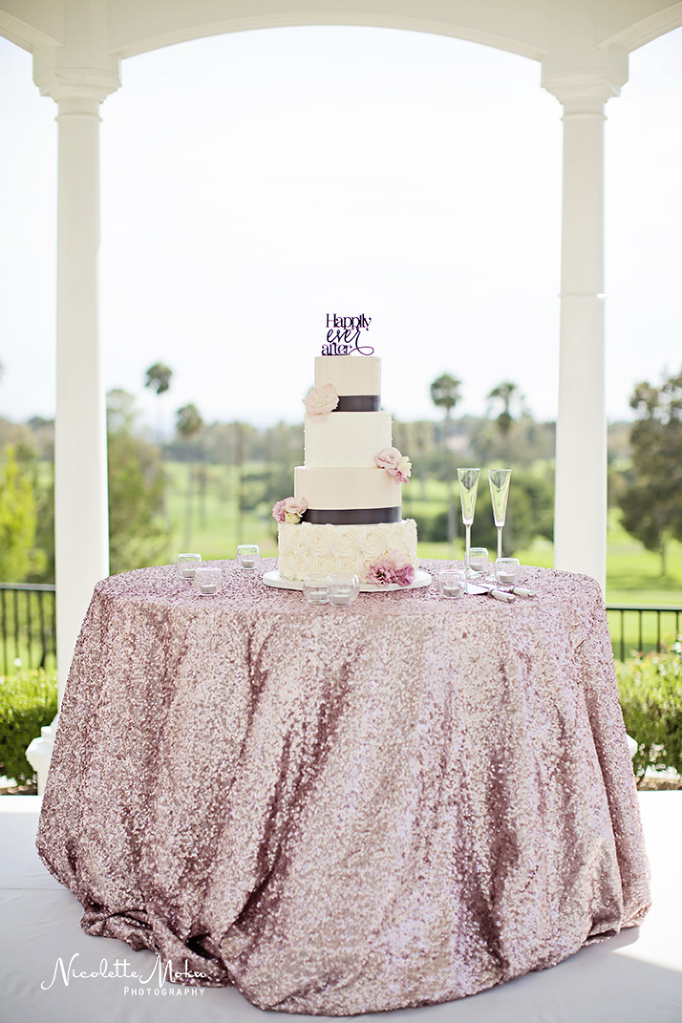 newport beach wedding, orange county wedding, outdoor wedding, gazebo wedding, newport beach marriott hotel & spa wedding, events by robin, tavola linen, gorgeous wedding cake, pink and grey wedding, summer wedding, southern california wedding, dave forsythe, ashley forsythe, betsey johnson wedding shoes, first look, white peony wedding bouquet, hotel wedding, orange county wedding photographer, newport beach wedding photographer, los angeles wedding photographer