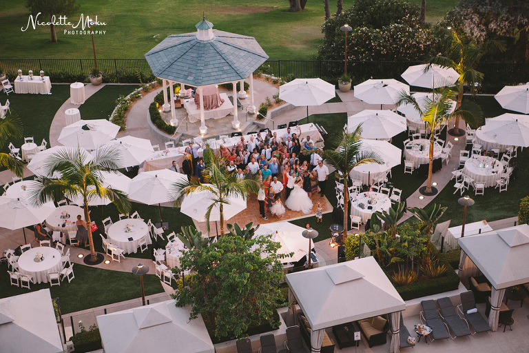 newport beach wedding, orange county wedding, outdoor wedding, gazebo wedding, newport beach marriott hotel & spa wedding, events by robin, tavola linen, gorgeous wedding cake, pink and grey wedding, summer wedding, southern california wedding, dave forsythe, ashley forsythe, betsey johnson wedding shoes, first look, white peony wedding bouquet, hotel wedding, orange county wedding photographer, newport beach wedding photographer, los angeles wedding photographer