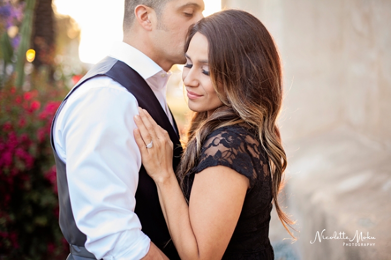 outdoor engagement session, pasadena city hall wedding, pasadena city hall wedding portraits, pink wedding, romantic engagement photos, san gabriel mission, san gabriel mission engagement, san gabriel photographer, san gabriel playhouse, san gabriel playhouse engagement, spanish engagement session, sunlit engagement session, sunset engagement photos, water fountain, whittier engagement photographer, whittier photographer, whittier wedding photographer, san gabriel engagement session, san gabriel photographer, golden hour engagement, golden light, sunset photos, sunset engagement