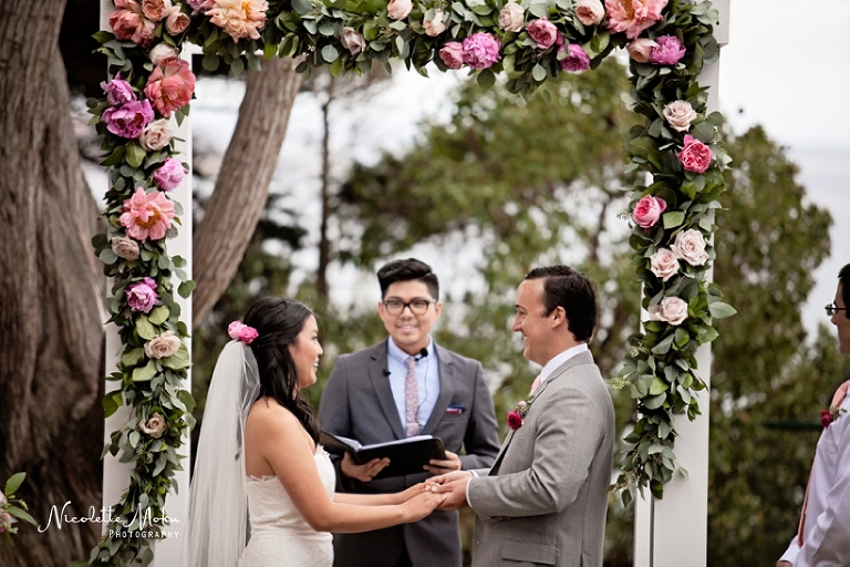 la jolla wedding, san diego wedding, la jolla outdoor wedding, southern california wedding, la jolla scripps wedding, cotton candy themed wedding, gorgeous floral decor, customized wedding decor, pink wedding, whimsical wedding, pink whimsical wedding, asian wedding, multicultural wedding, intimate outdoor wedding, orange county wedding photographer, whittier wedding photographer, whittier photographer, los angeles wedding photographer
