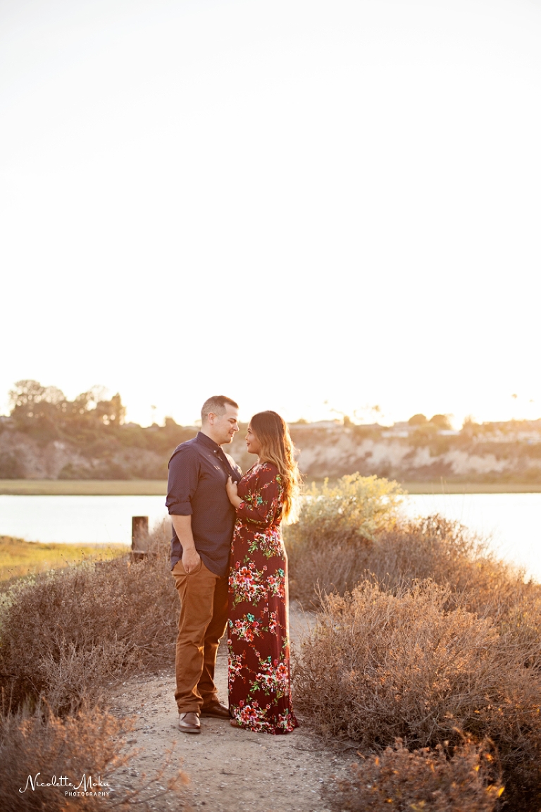 newport beach engagement photos, newport back bay engagement photos, nature preserve, nature preserve engagement, lifestyle engagement, sunset engagement photos, bay engagement photos, marsh, wetlands, wetland photos, newport back bay, orange county engagement photos, newport beach, southern california engagement photos, so cal engagement photos, lifestyle engagement photos, sunset engagement photos, golden hour, golden hour engagement photos, golden light, hazy engagement photos, orange county wedding photographer, seven4one wedding couple