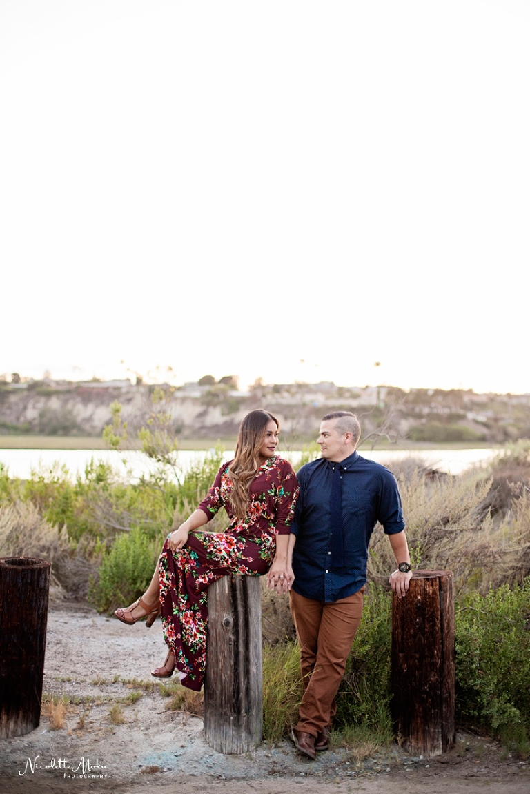 newport beach engagement photos, newport back bay engagement photos, nature preserve, nature preserve engagement, lifestyle engagement, sunset engagement photos, bay engagement photos, marsh, wetlands, wetland photos, newport back bay, orange county engagement photos, newport beach, southern california engagement photos, so cal engagement photos, lifestyle engagement photos, sunset engagement photos, golden hour, golden hour engagement photos, golden light, hazy engagement photos, orange county wedding photographer, seven4one wedding couple