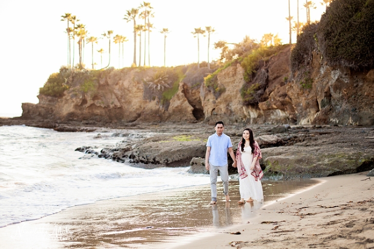 laguna beach engagement session, laguna beach portraits, beach engagement, southern california engagement, beach engagement, whittier photographer, whittier engagement photographer, whittier wedding photographer, lifestyle photographer, natural light photographer, romantic portraits, sunset engagement