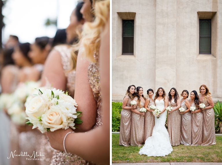 pasadena wedding, sequence bridesmaid dresses, blush wedding, ballroom wedding, socal ballroom wedding, san gabriel mission wedding, san gabriel mission, southern california wedding, whittier photographer, whittier wedding photographer, orange county wedding photographer, oc wedding photographer, los angeles wedding, la wedding photographer