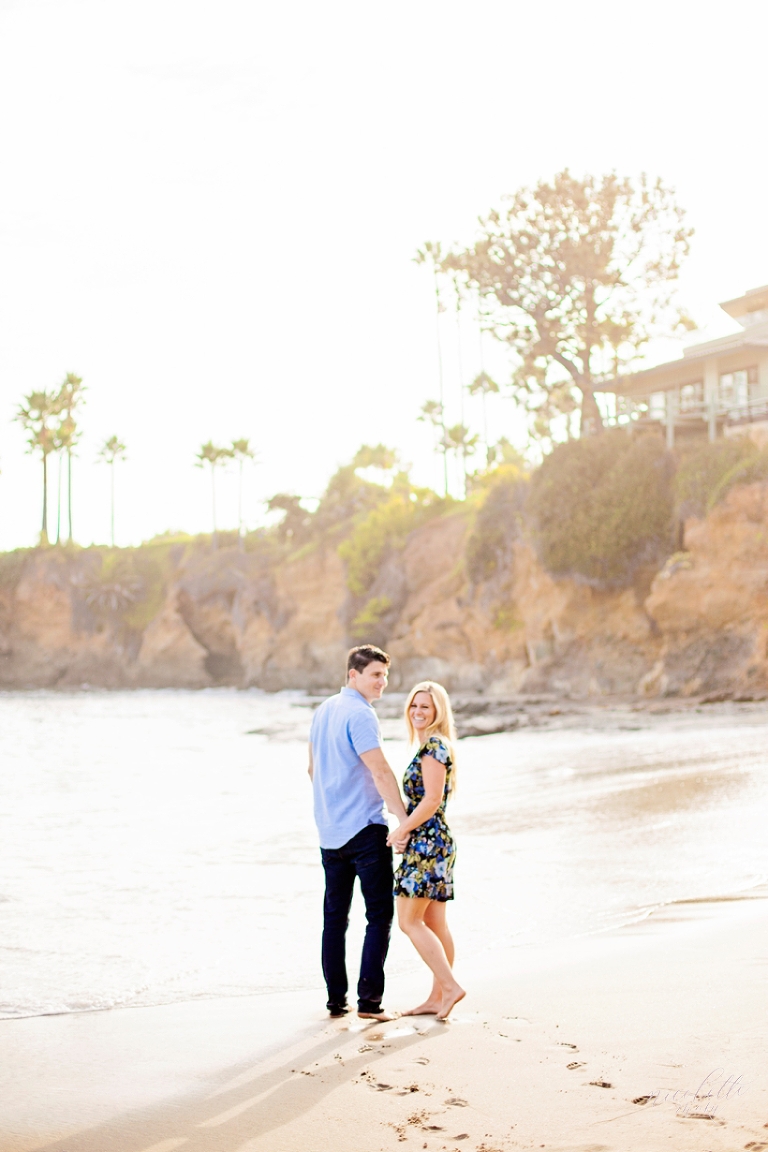 Laguna beach engagement session, laguna beach engagement, beach engagement session, laguna beach photographer, whittier photographer, outdoor photographer, natural light photographer, natural light engagement session, sunset engagement, golden hour, lifestyle photographer