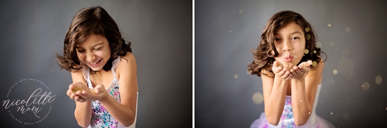 glitter mini sessions, glitter studio session, glitter sessions, little girl portraits, nicolette moku photography glitter mini sessions, nicolette moku photography pop up studio, mini sessions, whittier family photographer, whittier photographer, nicolette moku photography, natural light photographer, natural light studio