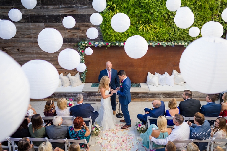 laguna beach wedding, playful wedding, beach wedding, oc beach wedding photographer, laguna beach wedding photographer, seven4one hotel wedding, cargo creative floral designs, badgley mishka wedding dress, designer wedding gown, vibrant wedding, fun wedding design, sunset beach wedding photos, whittier wedding photographer,