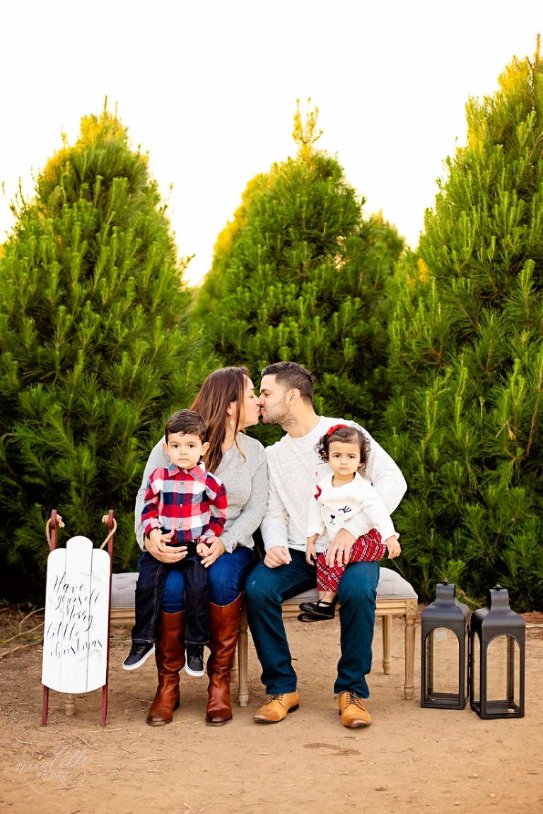 holiday family photos, holiday family portraits, whittier family photos, whittier family portraits, lifestyle family photos, lifestyle family pictures, natural light family photos, natural light family photos, whittier photographer, whittier family photographer, christmas photos, christmas tree family pictures, plaid outfits, sunset family photos