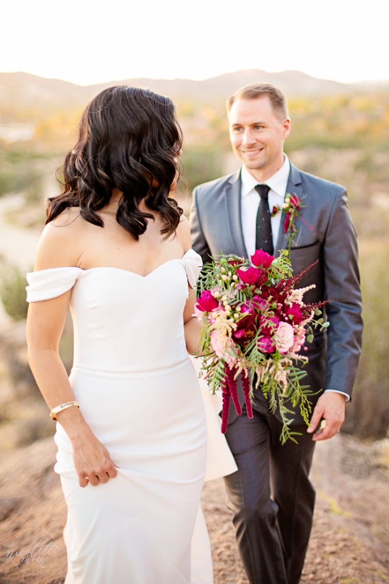vasquez rocks wedding, desert wedding, sunset wedding photos, nicolette moku photography, lifestyle wedding photos, natural light photography, vasquez rocks engagement session, vasquez rocks portraits, desert portraits, desert couple portraits, whittier photographer, whittier wedding photographer