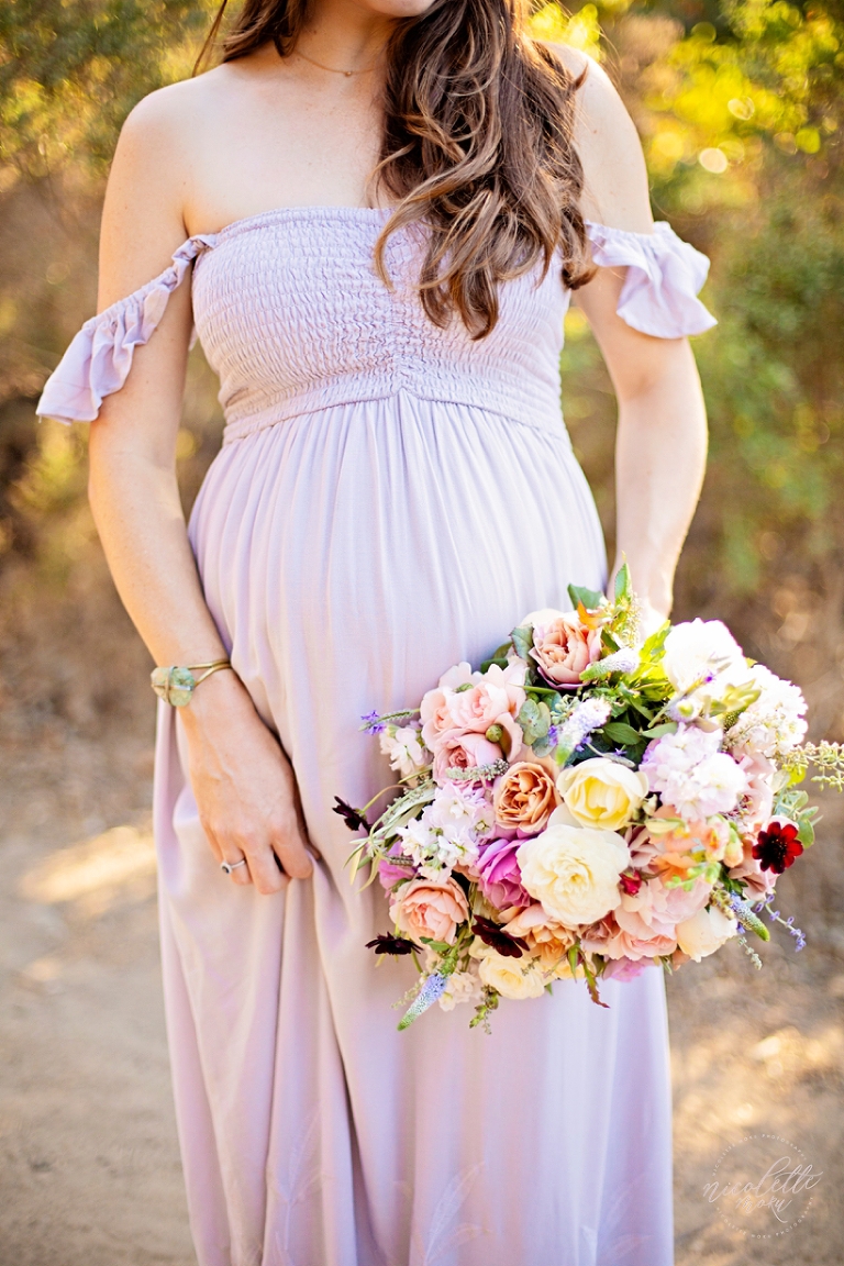 maternity session, maternity shoot, laguna maternity session, orange county maternity photographer, whittier maternity photographer, the bloom of time, Taylor Lattuca make up, Plum Pretty Sugar, Grace Rose Farm, nature maternity photos, romantic maternity photos, adrienne moore, garden rose bouquet