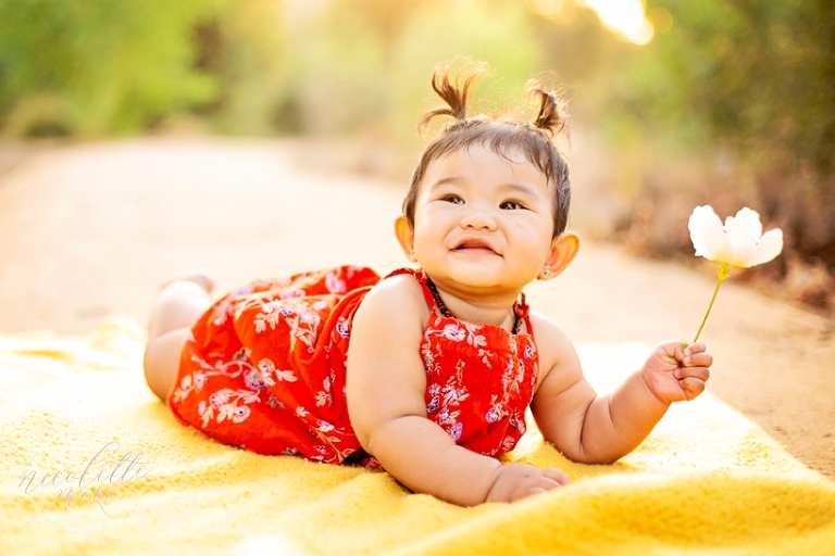 baby portraits, baby photography, baby pictures, 6 month baby portraits, outdoor family photos, outdoor baby portraits, nature, whittier family photographer, whittier family photos, outdoor family photos in whittier, whittier photographer