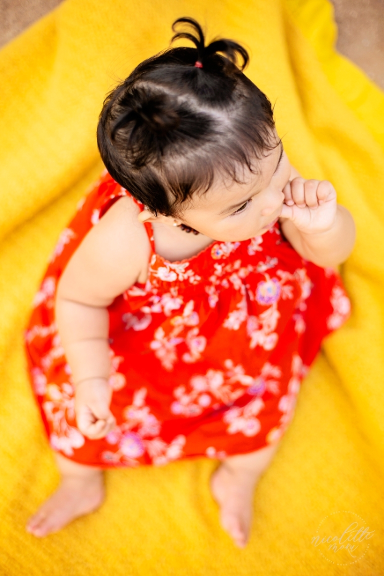 baby portraits, baby photography, baby pictures, 6 month baby portraits, outdoor family photos, outdoor baby portraits, nature, whittier family photographer, whittier family photos, outdoor family photos in whittier, whittier photographer