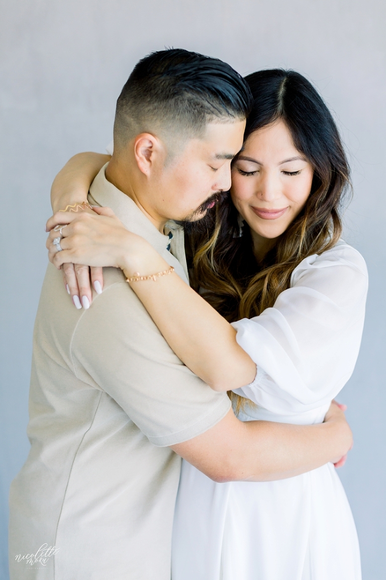 studio family photos, studio family portraits, studio maternity shoot, sudio maternity shoot, modern studio portraits, boho studio portraits, boho maternity studio session, whittier studio portraits