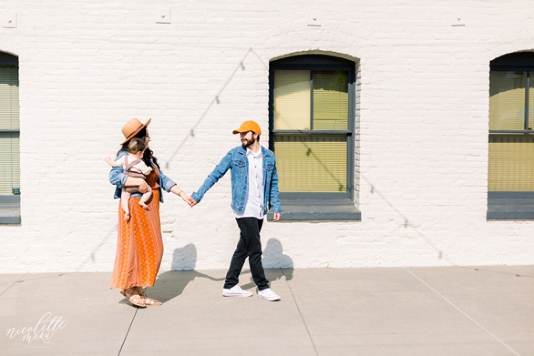 urban family session, brick wall, pasadena family session, pasadena family photos, pasadena family pictures, modern family photos, whittier family photographer, whittier photographer