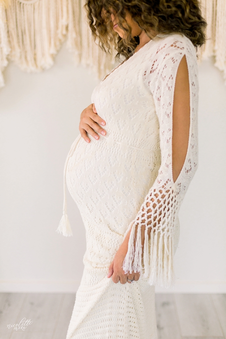 studio maternity session, boho maternity session, modern studio maternity photos, studio maternity photos, whittier maternity photographer, whittier family photographer